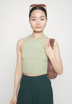 3 Pack - Top - Beige/Green/Black -Even&Odd 280ea263df4642c982094419479d5e57