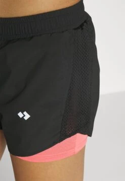 Pantalón Corto De Deporte - Black/Pink -Even&Odd 3948d2b9322a4c13a9a9e9022823d1c9