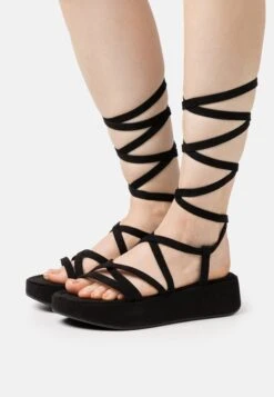 Even&Odd Sandalias Con Plataforma - Black