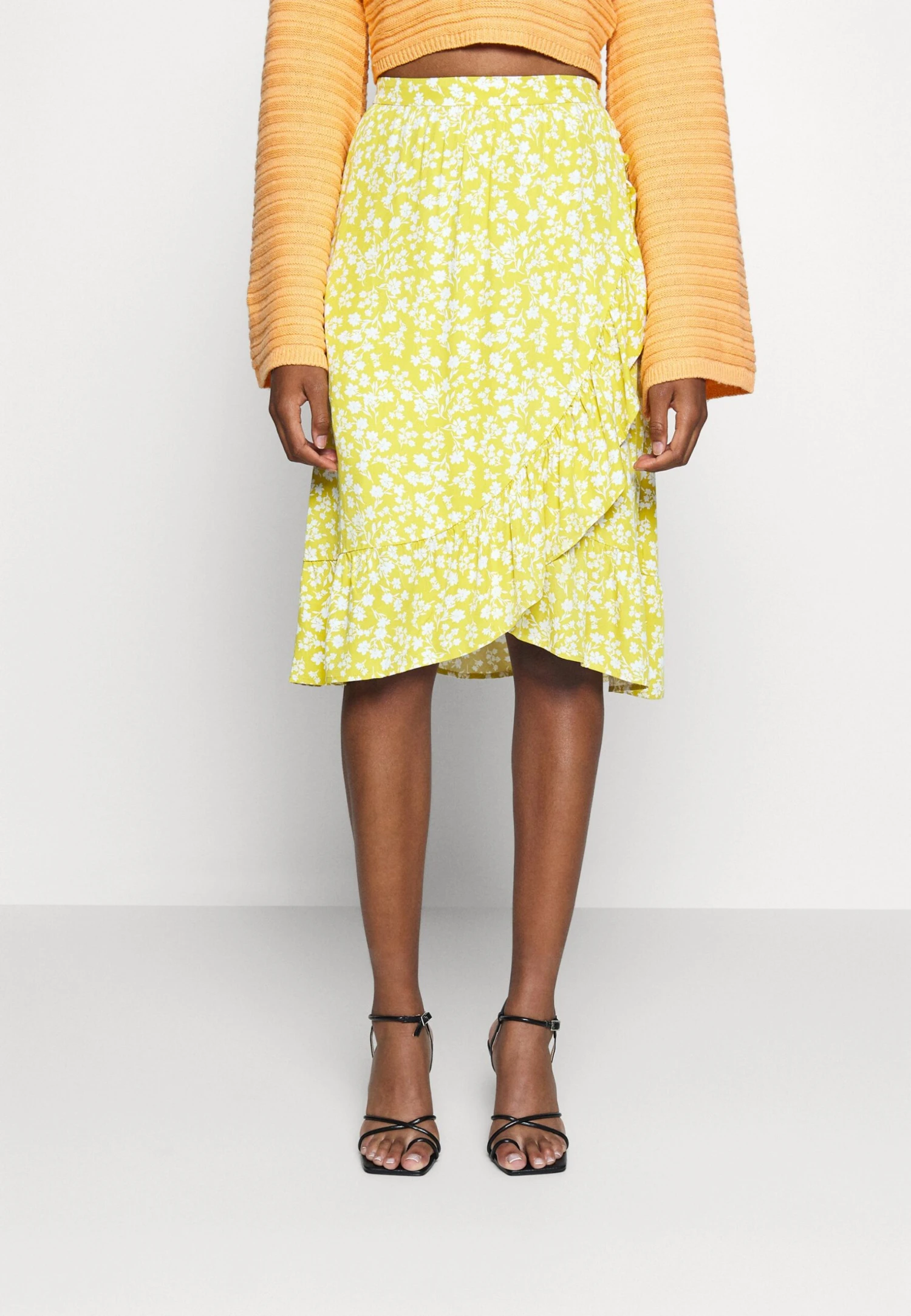 Even&Odd Falda Acampanada - Light Green/White 3 Even&Odd Falda Acampanada - Light Green/White