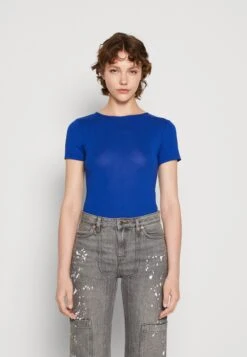 Even&Odd 2 Pack - Camiseta Básica - Blue/Mottled Dark Grey -Even&Odd 58dbde100c014215a9465eae74e27588