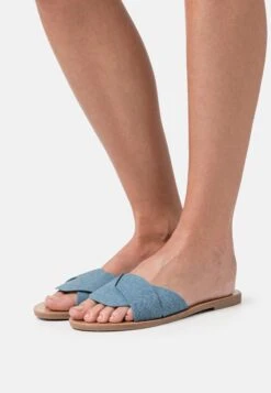 Even&Odd Sandalias Planas - Blue Denim