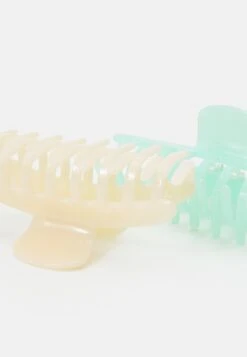 Even&Odd 2 Pack - Hair Styling Accessory - Mint/Offwhite -Even&Odd 66fc7eaf963644c4b1fbb2e298526909