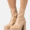 Even&Odd Botines De Tacón - Beige -Even&Odd 6796495795be4f928ba747493532ff33