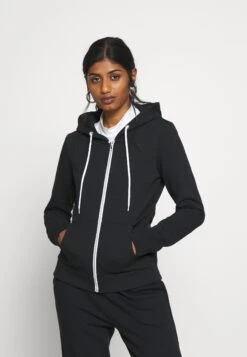 Sudadera Con Cremallera - Black