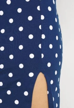 Even&Odd Strappy Mini Bodycon Dress- Vestido Ligero - Blue/White -Even&Odd 783b0e749605463d98437783bbf1cb88