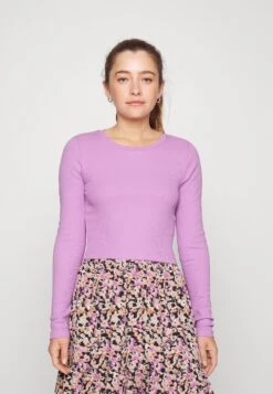 3 Pack - Camiseta De Manga Larga - Black/White/ Lilac -Even&Odd 9645fe6b84a647ea878a063678e94d02