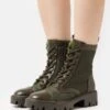 Even&Odd Botines Con Plataforma - Khaki -Even&Odd a742ea1e6f8848bc82144f53427e3bff