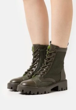 Even&Odd Botines Con Plataforma - Khaki