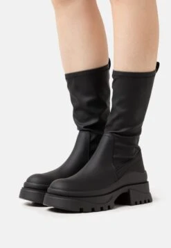 Even&Odd Botas Con Plataforma - Black
