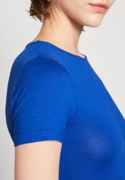 Even&Odd 2 Pack - Camiseta Básica - Blue/Mottled Dark Grey -Even&Odd b2266d888a634e62803417bfcc8d51b5