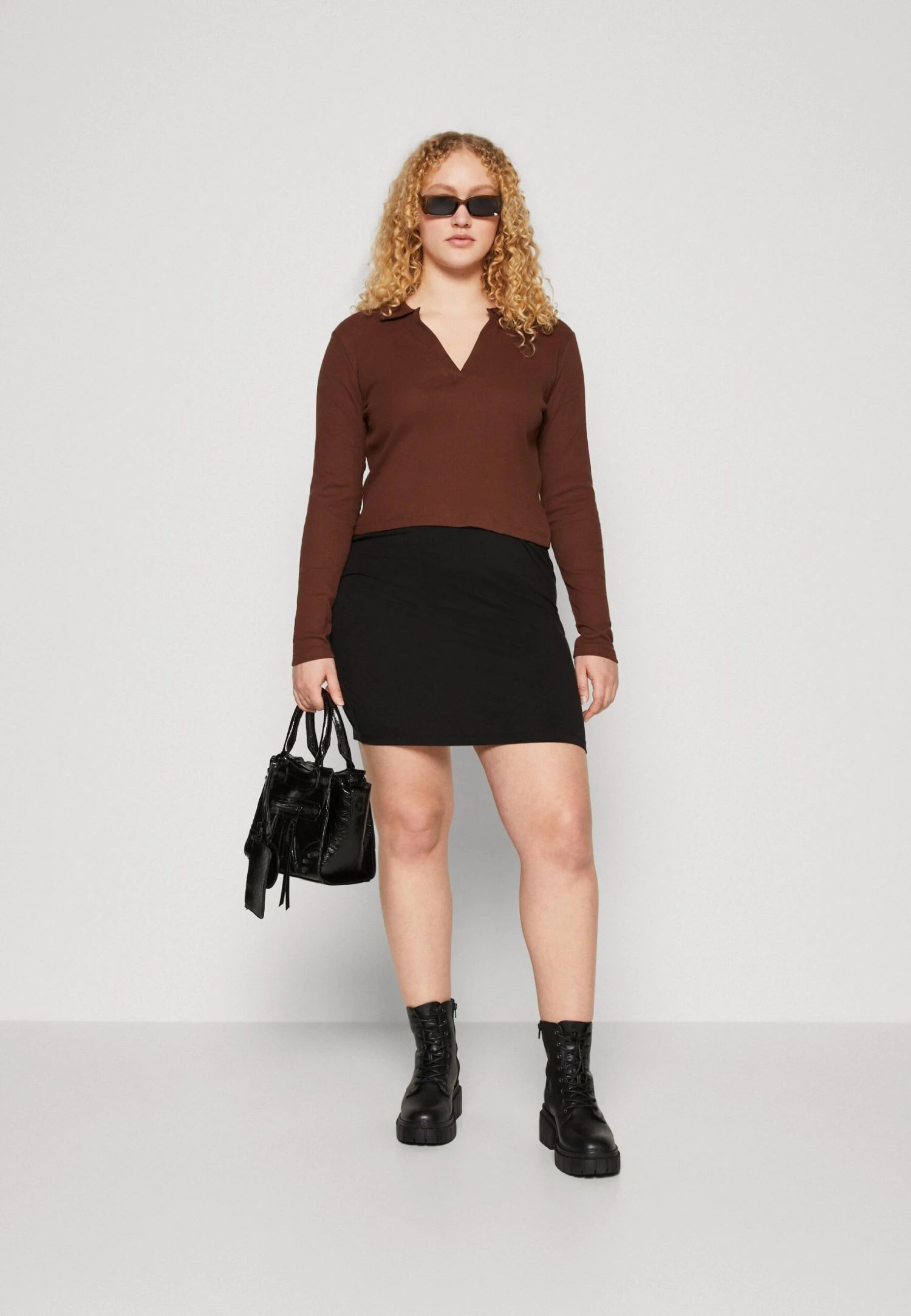 2 Pack- Minifalda - Black/Khaki 3 2 Pack- Minifalda - Black/Khaki