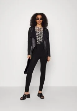 2 Pack - Leggings - Black/Mottled Dark Grey