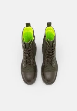 Even&Odd Botines Con Plataforma - Khaki -Even&Odd fe9a355f2fb640d7a6388b9fb03014c2